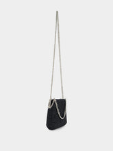 Stella McCartney Falabella Mini Crystal-Embellished Satin And Mesh Shoulder Bag
