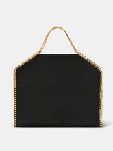 Stella McCartney Falabella Fold-Over Black Tote Bag