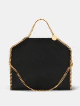 Stella McCartney Falabella Fold-Over Black Tote Bag