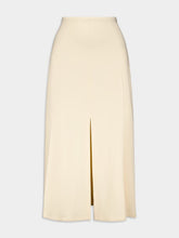 Stella McCartney High-Waisted Front-Slit Midi Skirt
