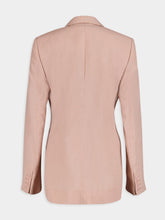 Stella McCartney Linen Blend Double-Breasted Blazer