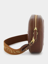 Stella McCartney Brown Logo Mini Camera Bag