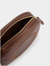 Stella McCartney Brown Logo Mini Camera Bag