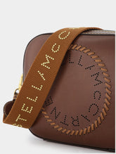 Stella McCartney Brown Logo Mini Camera Bag