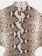 Stella McCartney L/S Phyton Print Midi Dress