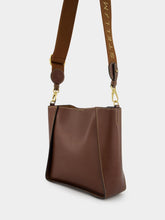 Stella McCartney Mini Frayme Bucket Logo-Plaque Bag