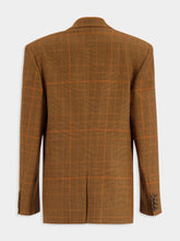 Stella McCartney Prince Of Wales Check-Pattern Wool Oversized Blazer