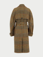 Stella McCartney Tweed Belted Double-Breasted Coat