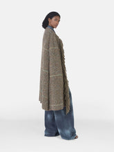 Stella McCartney Tweed Knit Cape Coat