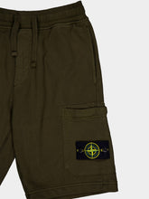 Stone Island Compass-Motif Cotton Track Shorts