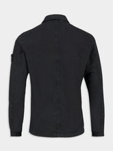 Stone Island Compass-Patch Cotton Shirt Jacket