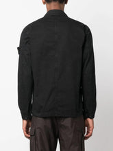 Stone Island Compass-Patch Cotton Shirt Jacket