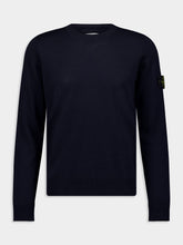 Stone Island Compass-Patch Virgin Wool Jumper