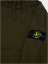 Stone Island Logo-Patch Cotton Hoodie