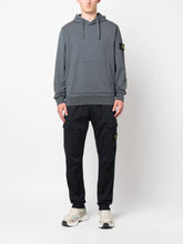 Stone Island Logo-Patch Cotton Hoodie