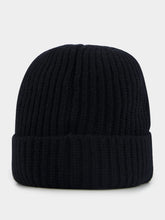 Stone Island Logo-Patch Ribbed Beanie