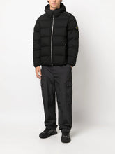 Stone Island Tunnel Down-TC Black Hooded Jacket