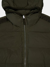 Stone Island Tunnel Down-TC Green Hooded Jacket