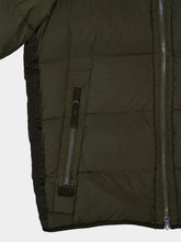 Stone Island Tunnel Down-TC Green Hooded Jacket
