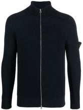 Stone Island Wool Knit Cardigan with Zip