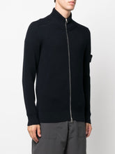 Stone Island Wool Knit Cardigan with Zip