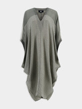Su Paris Green Stripped Bahia Kaftan