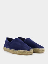 Tom Ford Barnes Suede Blue Espadrilles
