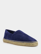 Tom Ford Barnes Suede Blue Espadrilles