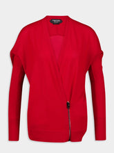 Tom Ford Cashmere Wrap Red Cardigan