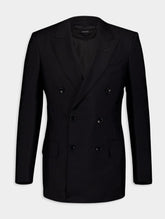 Tom Ford Double-Breasted Mohair-Blend Blazer