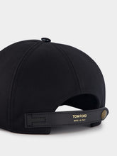 Tom Ford Embroidered Canvas and Leather Cap