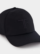 Tom Ford Embroidered Canvas and Leather Cap