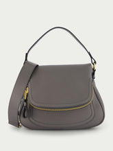 Tom Ford Grain Leather Jennifer Medium Double Strap Bag