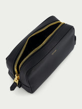 Tom Ford Black Grain Leather Wash Bag