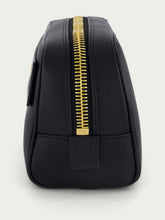 Tom Ford Black Grain Leather Wash Bag