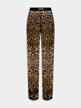 Tom Ford Leopard-Print Straight-Leg Trousers