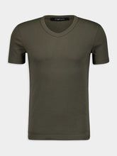 Tom Ford Military V-Neck Cotton T-Shirt