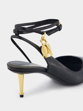 Tom Ford Padlock Slingback 55mm Leather Pumps
