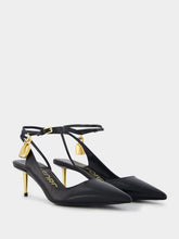 Tom Ford Padlock Slingback 55mm Leather Pumps