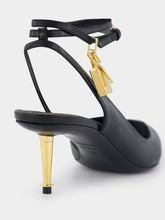 Tom Ford Padlock Slingback 55mm Leather Pumps