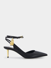 Tom Ford Padlock Slingback 55mm Leather Pumps