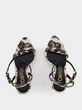 Tom Ford Padlock Snakeskin-effect Sandals