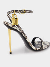 Tom Ford Padlock Snakeskin-effect Sandals