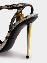 Tom Ford Padlock Snakeskin-effect Sandals