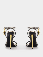 Tom Ford Padlock Snakeskin-effect Sandals