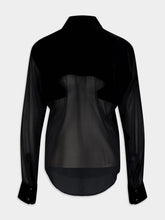 Tom Ford Panelled Buttoned Silk Shirt