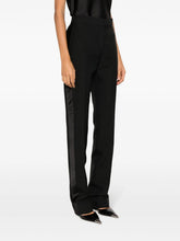 Tom Ford Straight-Leg Silk-Blend Black Trousers
