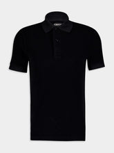 Tom Ford Towelling Black Polo Shirt