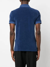 Tom Ford Blue Towelling-Finish Polo Shirt