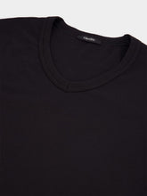 Tom Ford Black Cotton V-Neck T-Shirt
